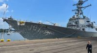 Why the USS Gravely warship was deployed to the southern border