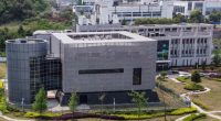 Aerial view of the Wuhan Institute of Virology's P4 laboratory.