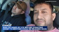 Kidney donor Jose Gregorio Gonzalez detained by ICE in Chicago area, hopes to save brother Jose Alfredo Pacheco; release pending
