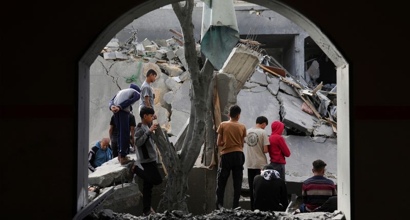 Israel strikes tents near hospitals in Gaza, killing and wounding reporters