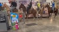 3 men, 1 teen facing multiple charges in Louisiana for riding horses in Walmart