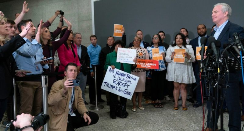 Abrego Garcia told visiting US senator he was no longer being held at notorious Salvadoran prison