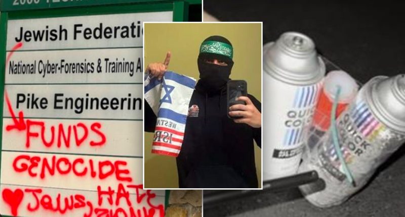 Air Guardsman who made vile comment about America charged in antisemitic attack and bomb-making plot