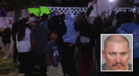 Angry mob targets wrong house after accused serial cat killer released from jail as vigil turns violent