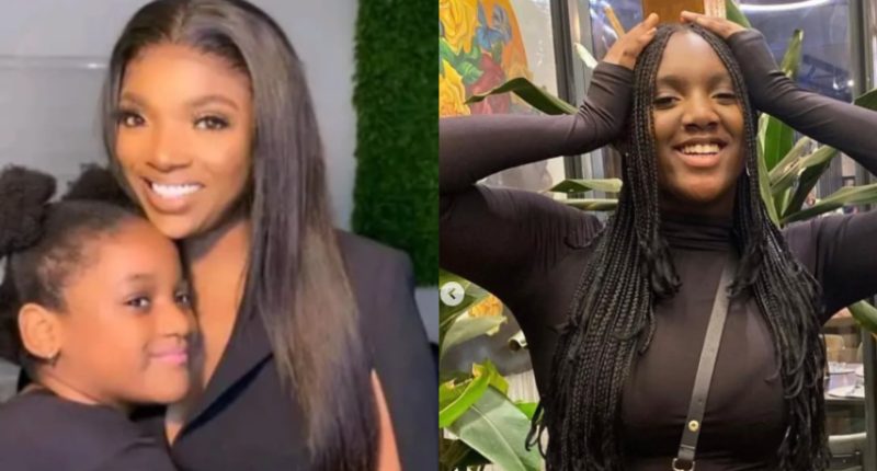 Annie Idibia Declares Daughters as Her Backbone Following Divorce from 2Baba -