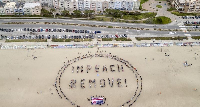 Anti-Trump protesters rally in New York, Washington and elsewhere across the country