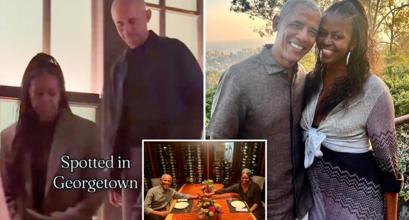 Barack and Michelle Obama spotted on date night in DC restaurant after divorce rumors