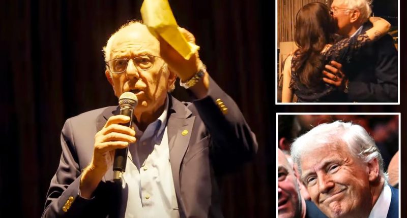 Bernie Sanders delivers ranting speech at festival as Trump thrills UFC crowd in Florida