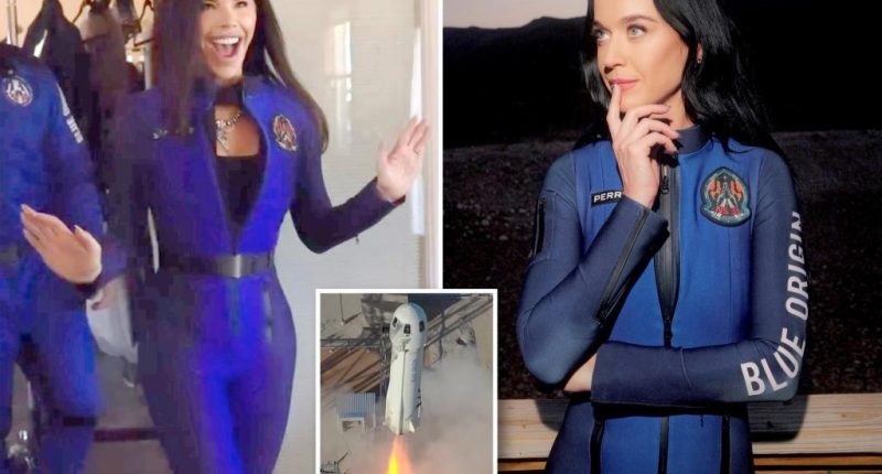 Blue Origin's all-female crew, including Katy Perry, prep for launch