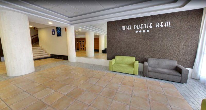 Hotel Puente Real lobby.