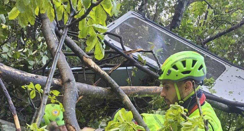 British couple killed in cable car horror 'were seconds from safety'