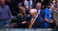 Brutal moment Donald Trump snubs RFK Jr's wife Cheryl Hines at UFC