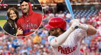 Bryce Harper uses custom bat for in-game gender reveal