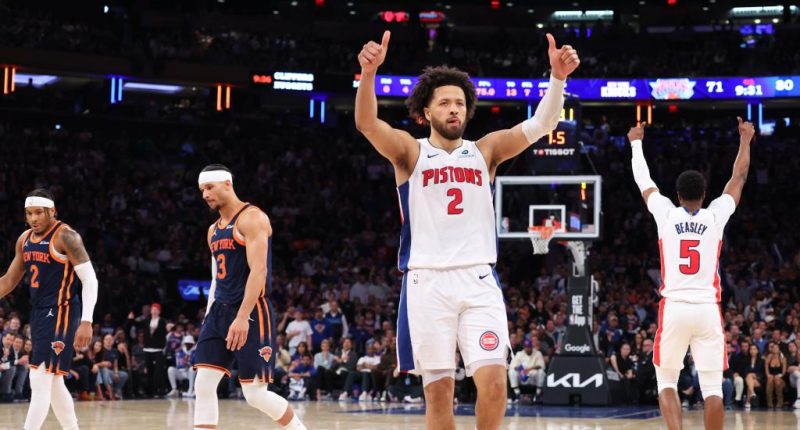 Cade Cunningham awakens to carve up Knicks for monster Game 2