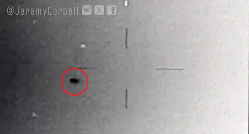 USS Jackson radar image showing a UAP.