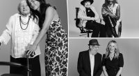 Cindy Crawford, Jen Garner pose with Holocaust survivors