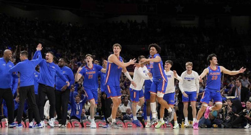 Clayton leads Florida to NCAA title game, scoring 34 points in 79-73 victory over SEC rival Auburn