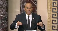 Cory Booker's 'bizarre' anti-Trump stunt hits 24 HOURS straight