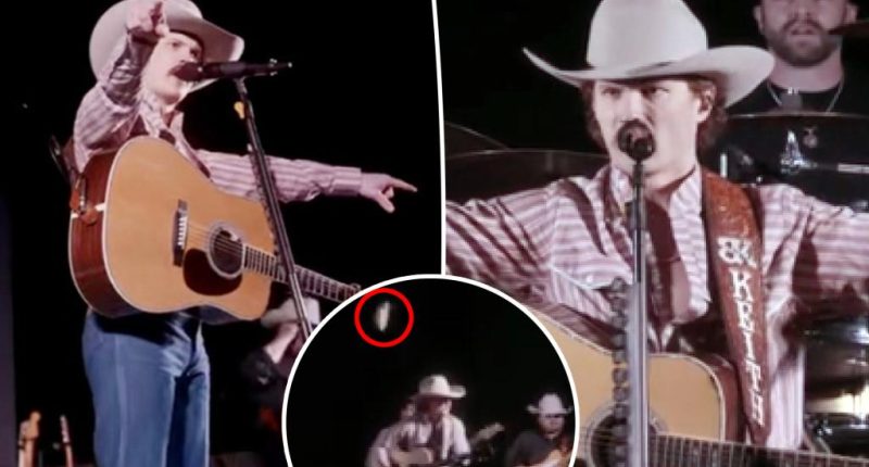 Country singer Braxton Keith called out unruly fans throwing beer cans at his concert