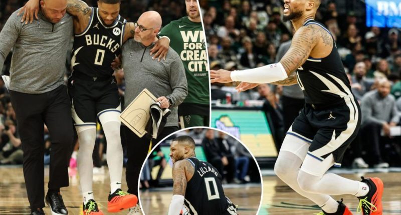 Damian Lillard exits Bucks game with serious injury amid torn Achilles fears