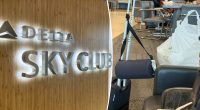 Delta passenger's obscene act caught on camera inside airport lounge: 'Savagery'