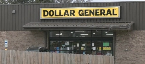 Exterior of a Dollar General store.