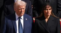 Donald and Melania Trump at an event.