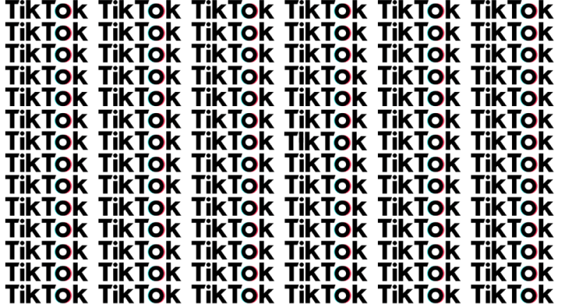 Spot the difference: a grid of TikTok logos, one is different.