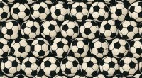Illustration of many footballs, one of which is different.