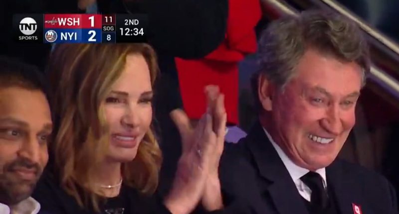 Fans left baffled as FBI boss Kash Patel sits with Wayne Gretzky again