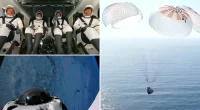 First private SpaceX polar mission splashes down near California