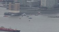 First responders race to helicopter crash in Hudson River: NYPD