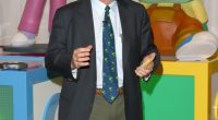 Leapfrog CEO Mike Wood at a Leapster toy launch event.