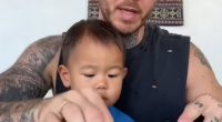 Fury as laughing dad films his toddler eating unthinkable body part
