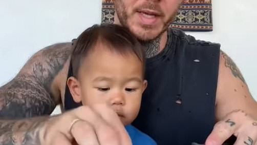 Fury as laughing dad films his toddler eating unthinkable body part
