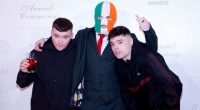 Kneecap members at the IFTA Awards.