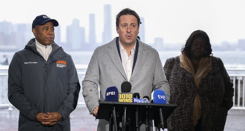 Helicopter crash victim's brother visits site where family died