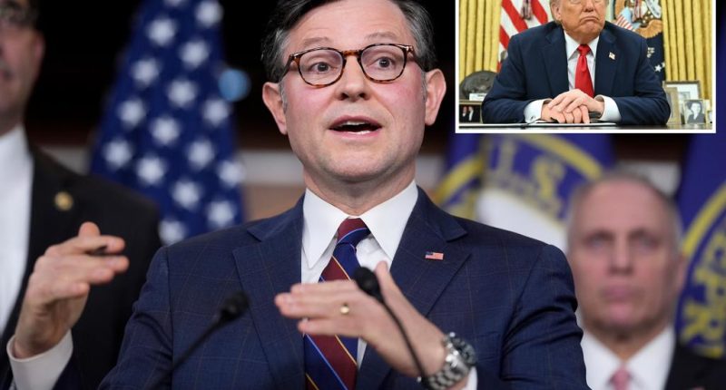 House Speaker Johnson pours cold water on Trump third term talk: 'That's a high bar'