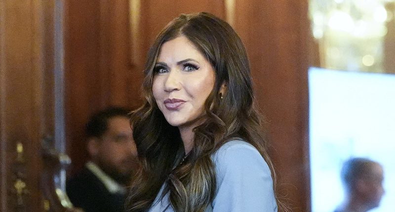 Illegal migrant who snatched Kristi Noem's Gucci handbag is unmasked