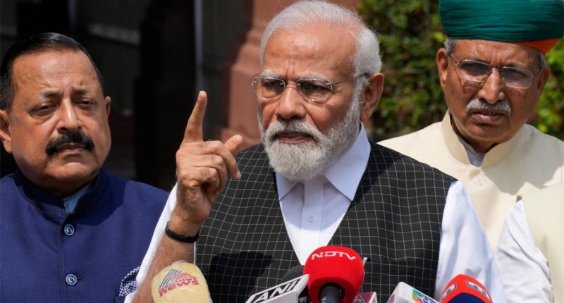 India's Modi gives army freedom to act as tensions rise with Pakistan after deadly terror attack