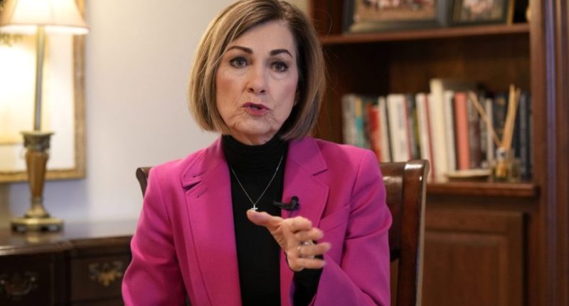 Iowa Gov. Kim Reynolds won't seek a third term