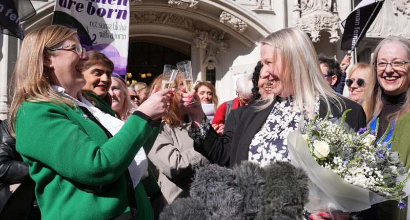 J K Rowling celebrates after court rules trans women NOT legally women
