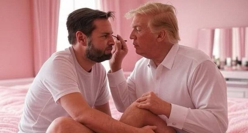 JD Vance declared 'eyeliner man' as China unleashes meme warfare on US