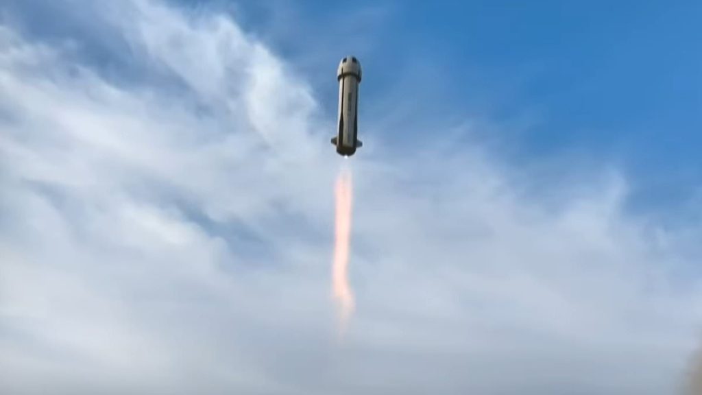 Jeff Bezos FACEPLANTS as he scrambles to find the door to his rocket