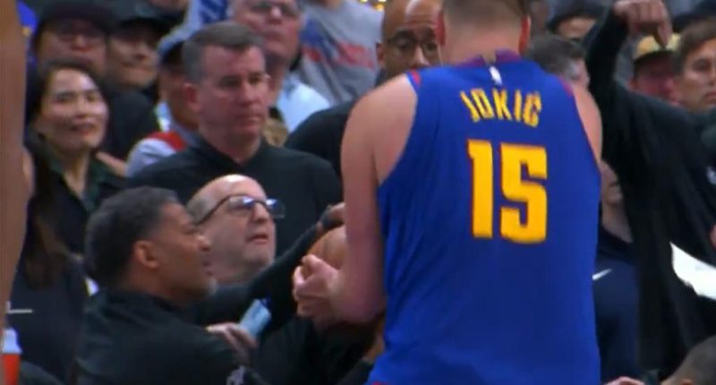 Jeff Van Gundy refuses to give ball to Nikola Jokic in wild playoff scene