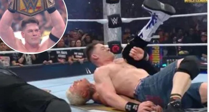 John Cena beats Cody Rhodes at WWE WrestleMania 41 to make history