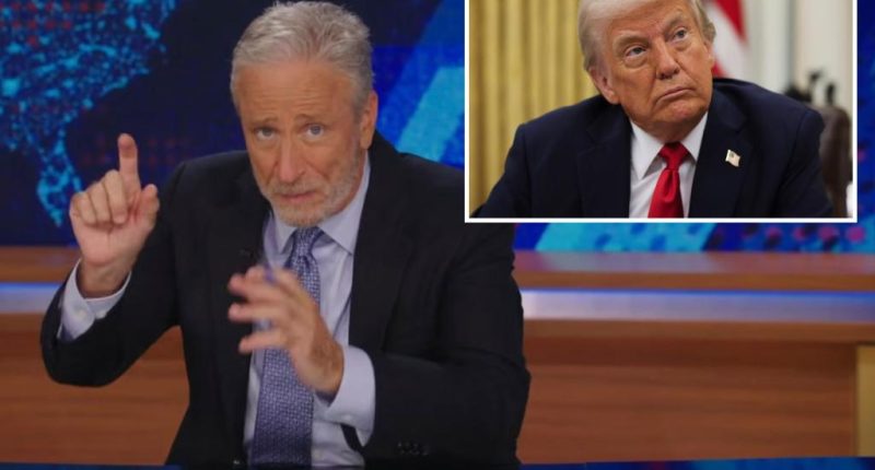 Jon Stewart mocks Trump's claim there are 'methods' to serve a third White House term