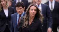 Karen Read arriving at court with her defense team.