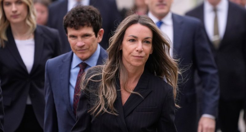 Karen Read arriving at court with her defense team.