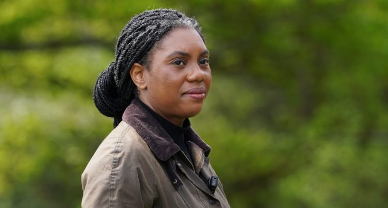 Kemi Badenoch, Conservative party leader, during a media interview.